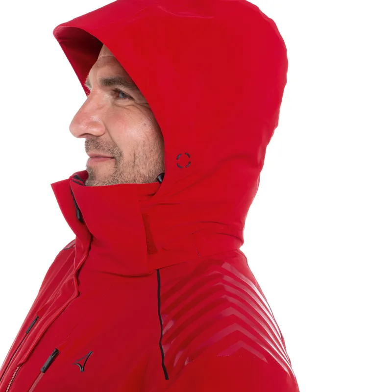 Schoffel Maroispitz Mens Ski Jacket in Red-3